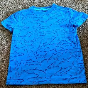 Blue shark kids Cat&jack T-shirt boys